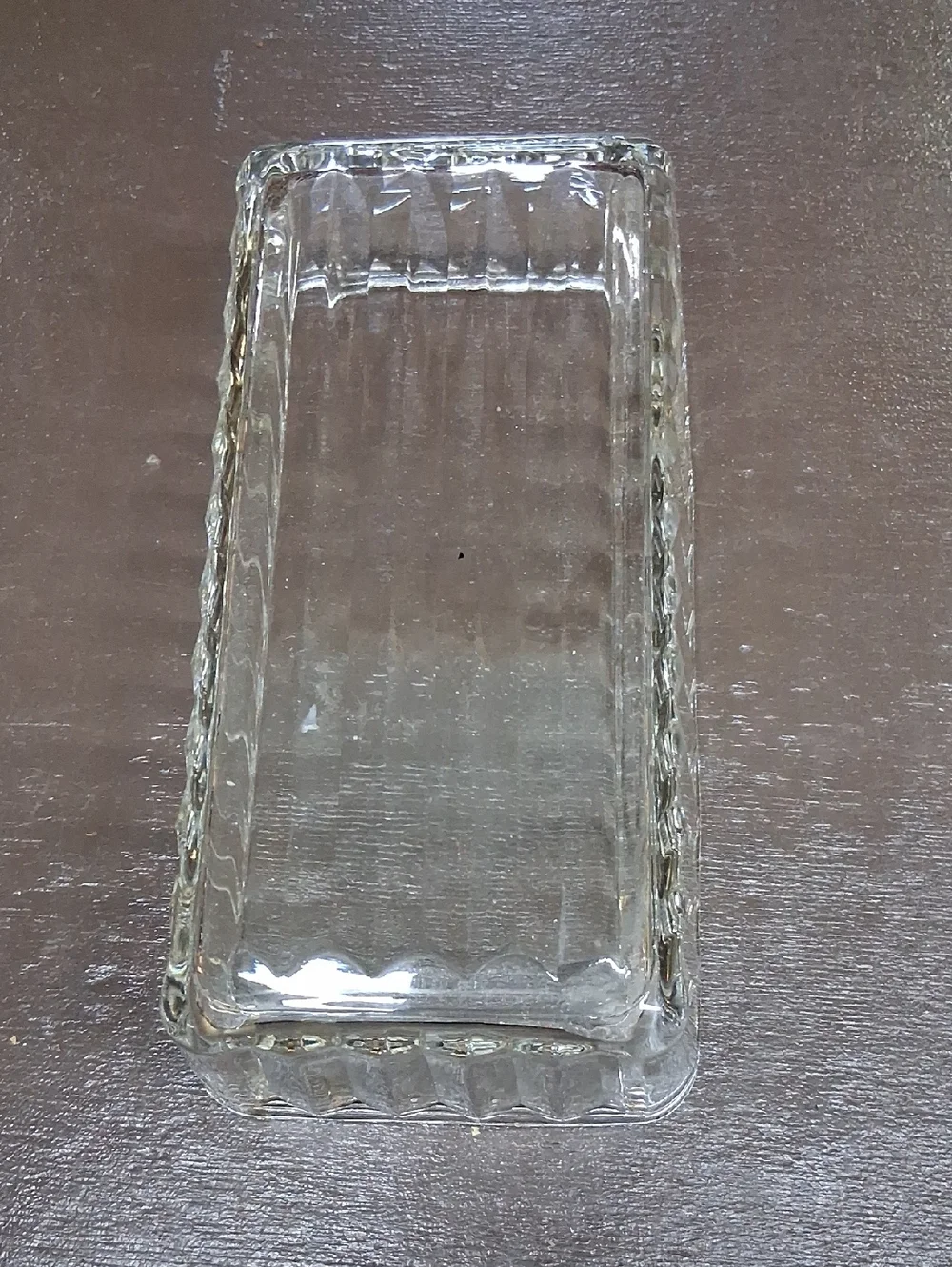 Vintage Anchor Hocking 1932‎ Fluted Glass Loaf Dish